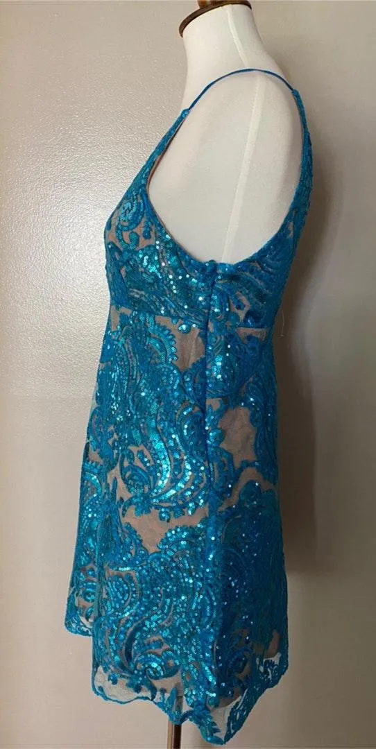 Night Shimmers Mini Dress - Image 9