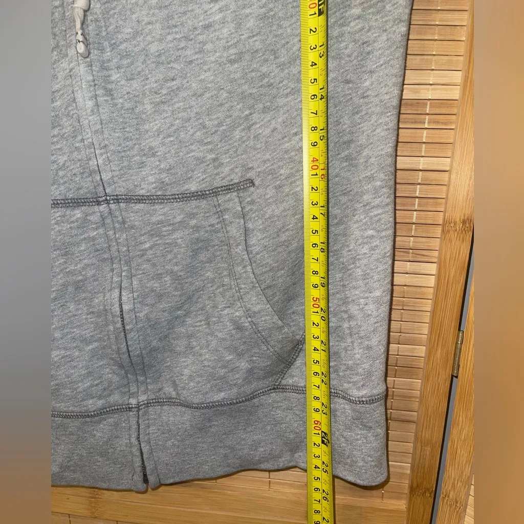 Victoria’s Secret PINK vintage gray purple hoodie zip up sweatshirt woman’s S - Image 5