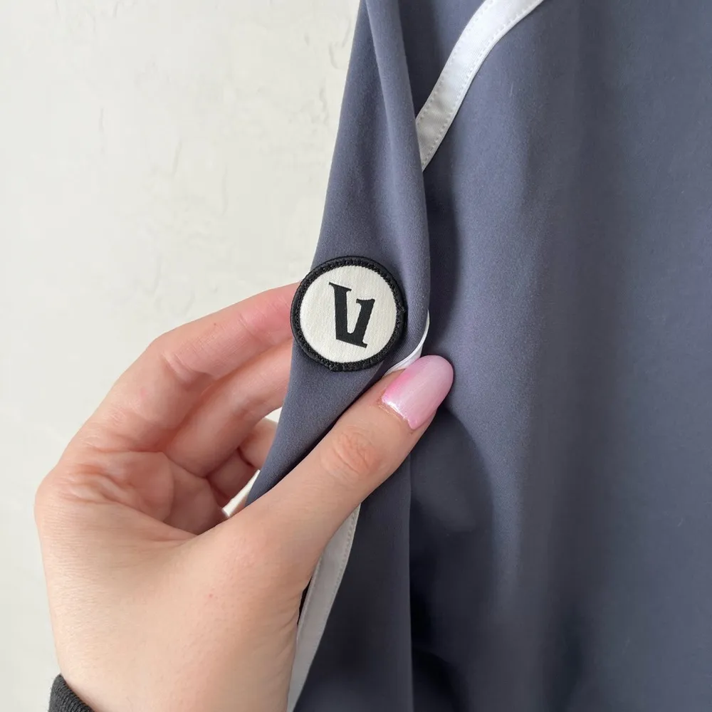 Vuori Track Leggings Grey High Waisted Athletic Leggings Large - Image 5