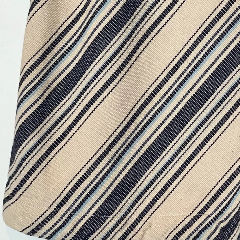 Hollister Blue And Tan Chevron Striped A Line‎ Mini Skirt Size 5 - Image 5