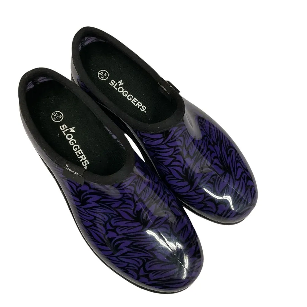 Sloggers Women's Purple Garden Waterproof Casual‎ Shoes Size 10 Made in USA - Image 2