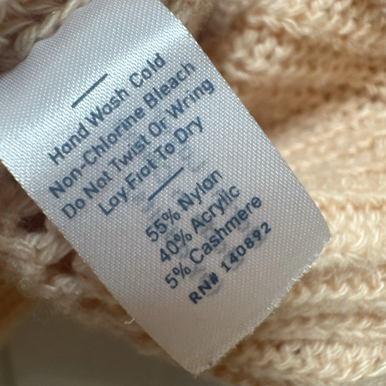 Marine Layer Knit Sweater Women Size L Orange Chevron Open Knit Long Sleeve - Image 6