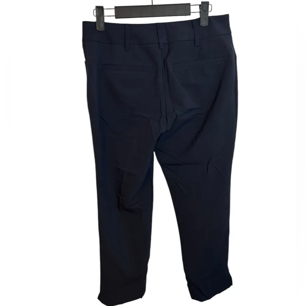 NWT Ny & Company Navy Blue Signature Fit Straight Leg Ankle Crop Pants Size 0 - Image 2