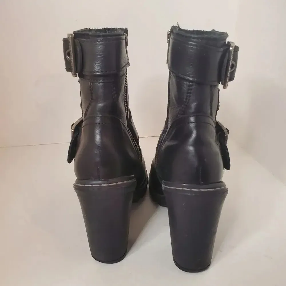 HARLEY DAVIDSON Women's Ludwell 5.5 Inch Black Fashion Boots Size 5.5 - Image 6