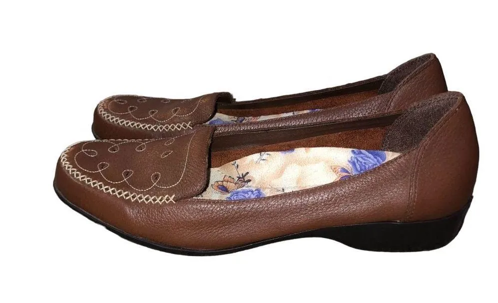 Bare Traps Patti Leather Shoes Womens 10M Used Brown Tan - Image 5