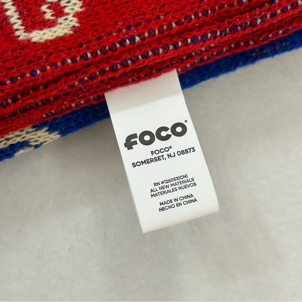 New England Pats Patriots NFL Football Retro Throwback Team FOCO Scarf Scarve - Image 3