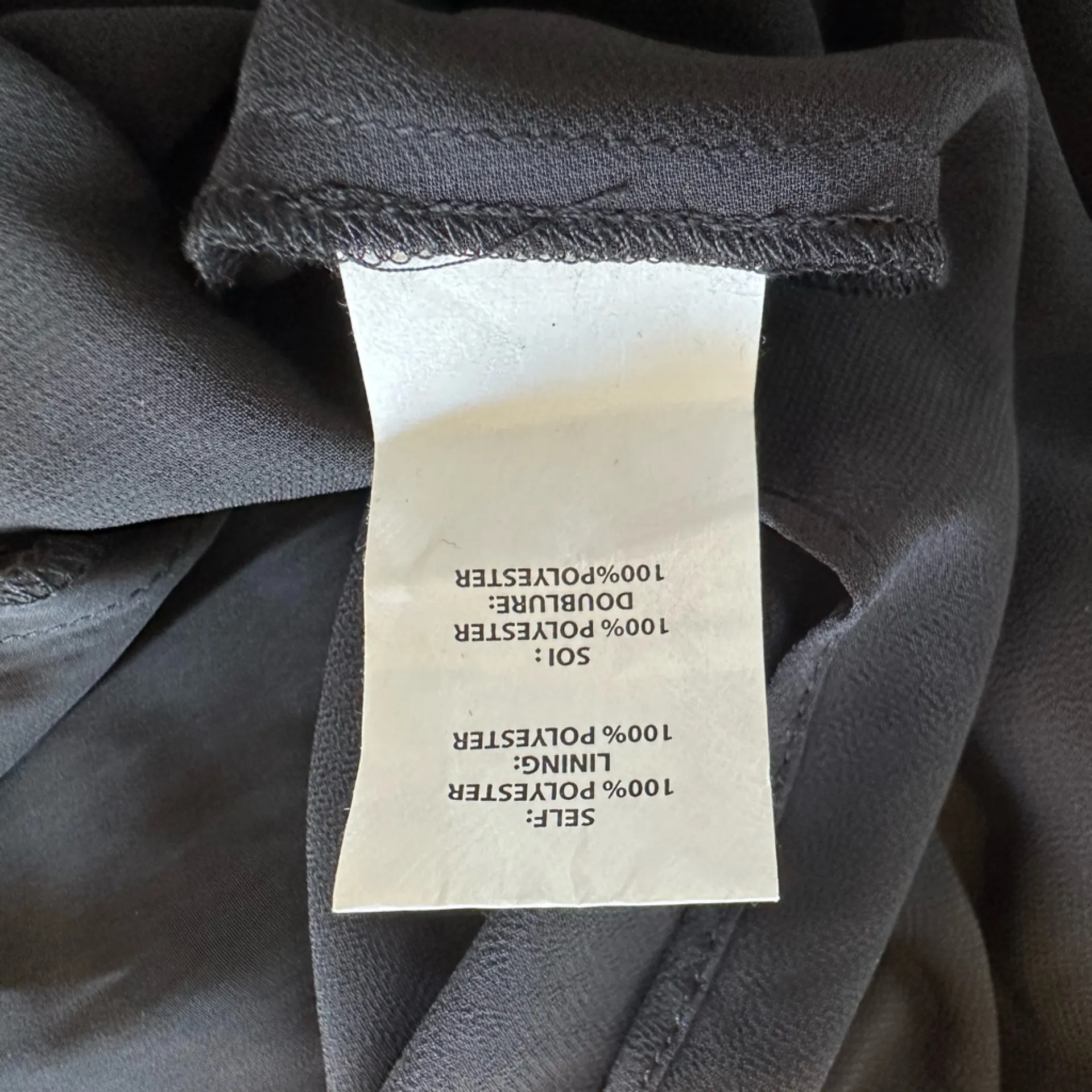 Ramy Brook Yassi dress v neck flutter sleeve smocked waistband black Size S NWT - Image 11