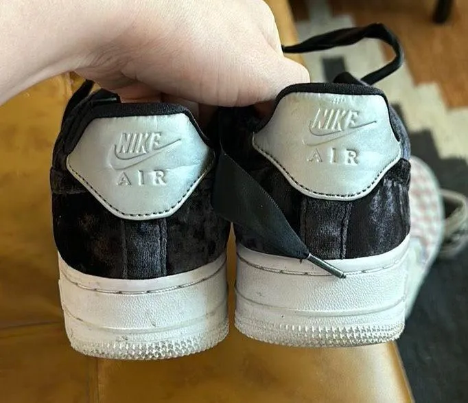 Nike Air Force 1- Black Velvet - Image 5