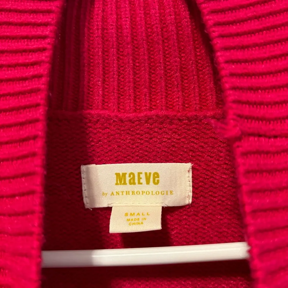 Anthropologie Maeve Crystal Mock Neck Sweater Pink - Image 10