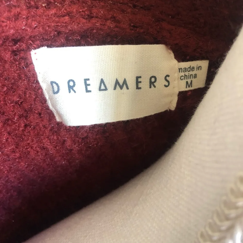 Dreamers Ribbed Dolman Sleeve Cardigan in Rust M - Image 5