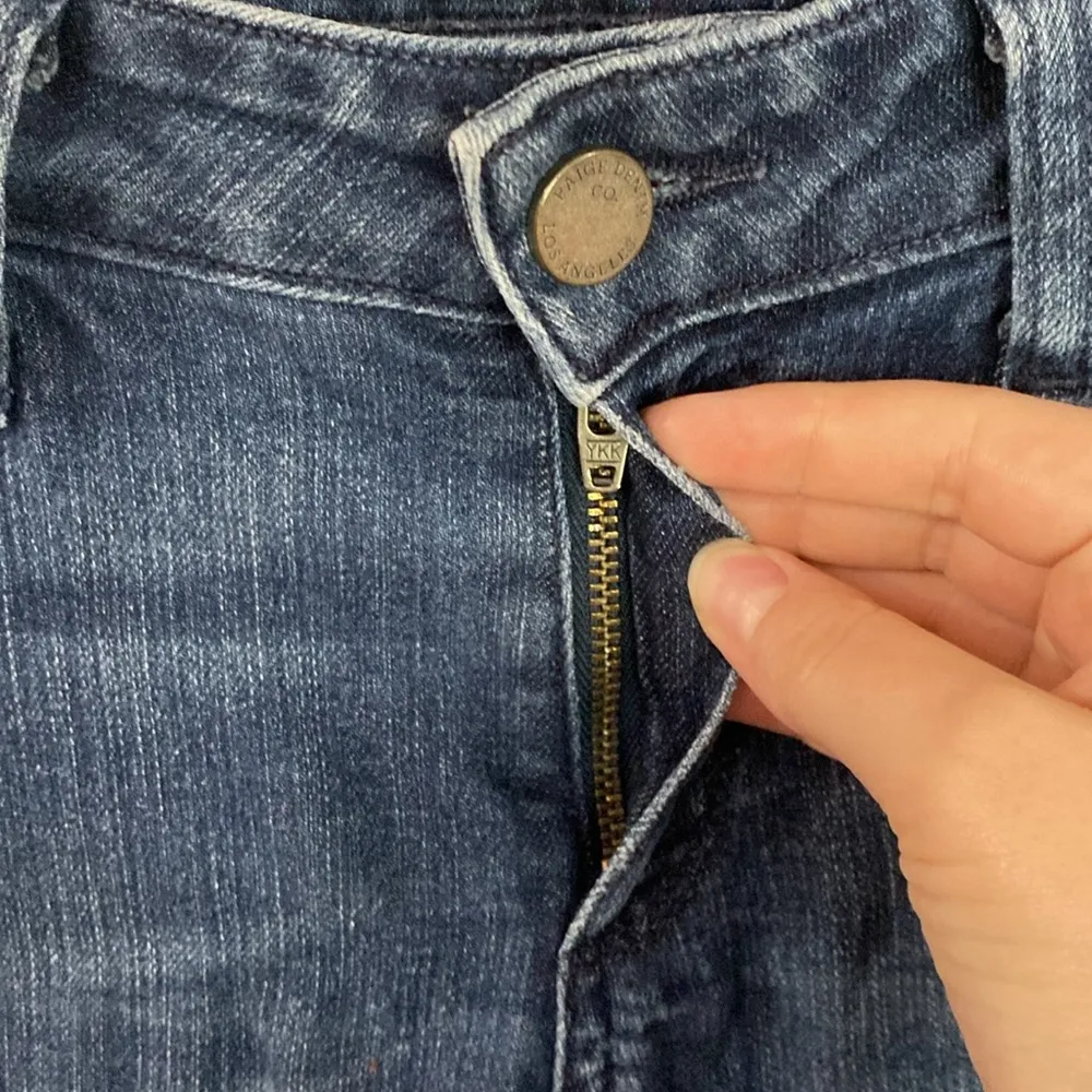 Paige Kylie Crop medium wash jeans in tonal Duncan wash size 27 - Image 7