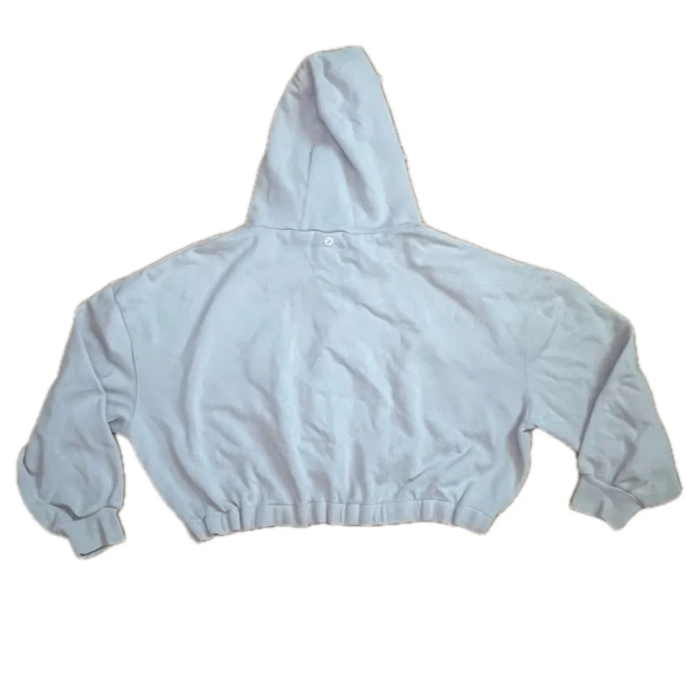 Core 10 Cropped Zippered Hoodie Drawstring Size 3X Tan - Image 2