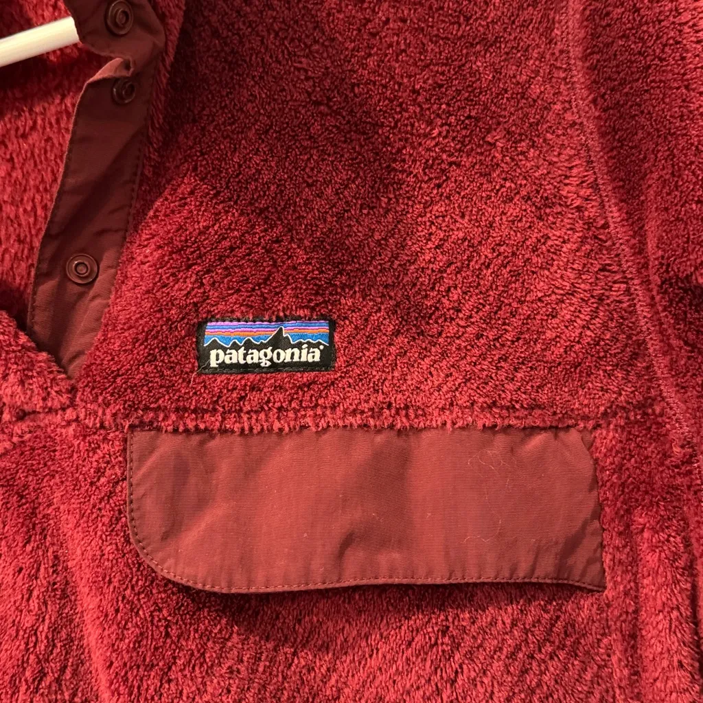 Patagonia Re-Tool Snap-T Maroon Fleece Jacket Size Large - Image 3