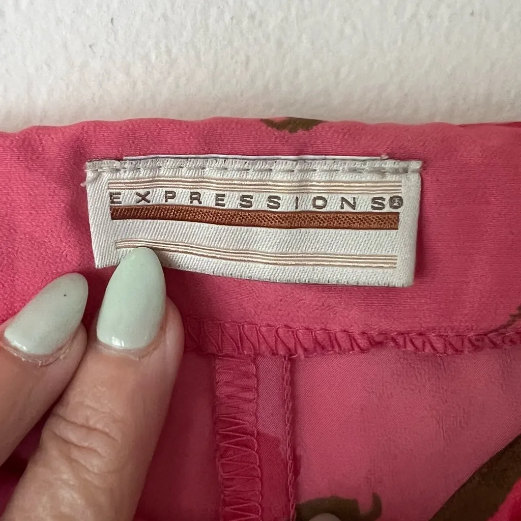 Vintage Expressions‎ 90s y2k floral maxi jumper dress Women’s SIZE XL Pink - Image 7