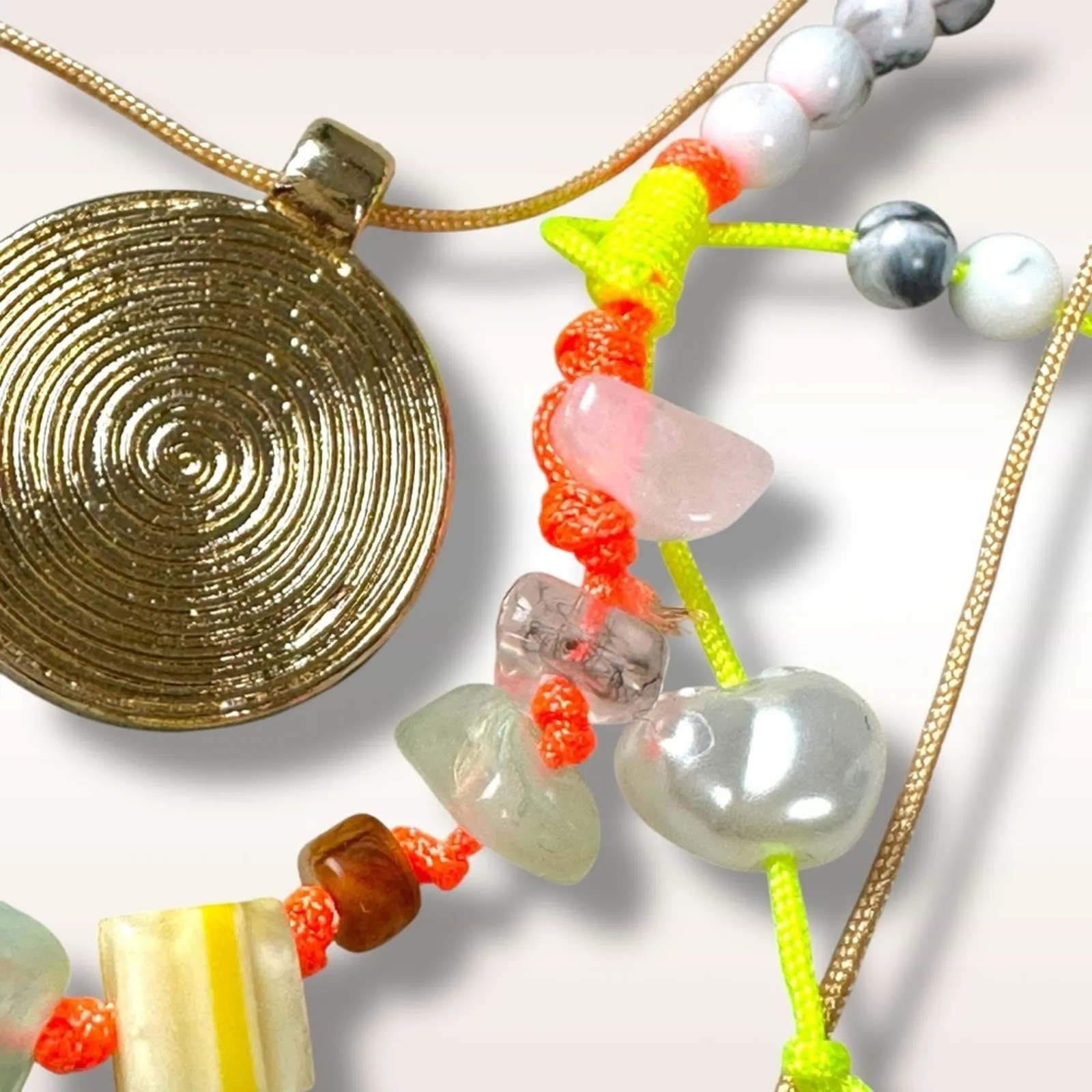 Free People My Magic Layered Necklace Gold Ariana Ost Bohemian Whimsical NEW - Image 14