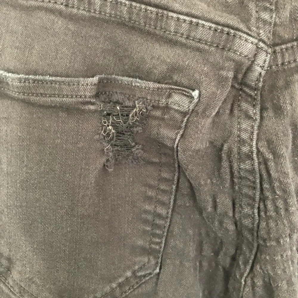 Topshop Jamie Moto Black Distressed Skinny Jeans Size 26 - Image 10