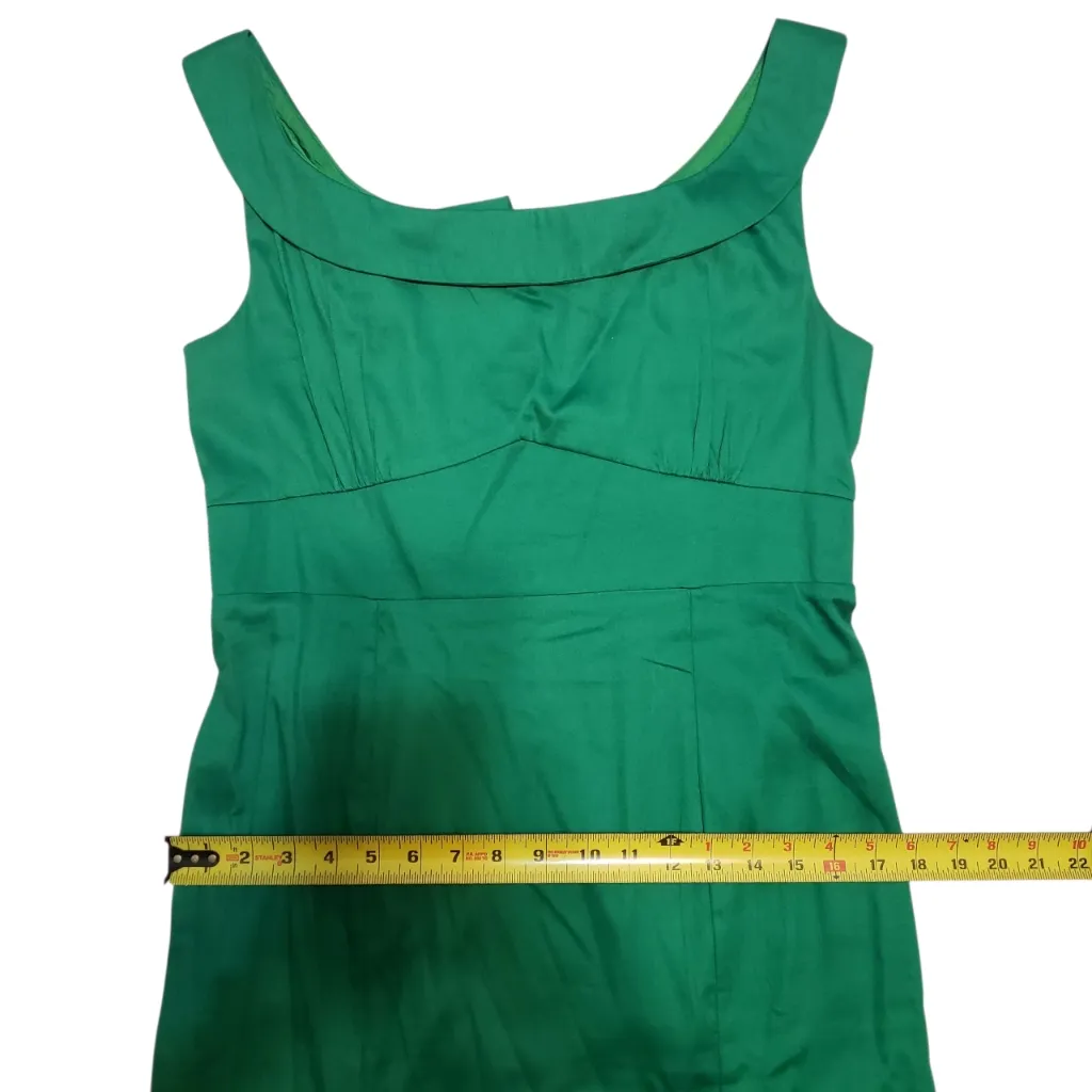 Lindy Bop Isla kelly green 50s style fishtail wiggle dress size US 10 - Image 6