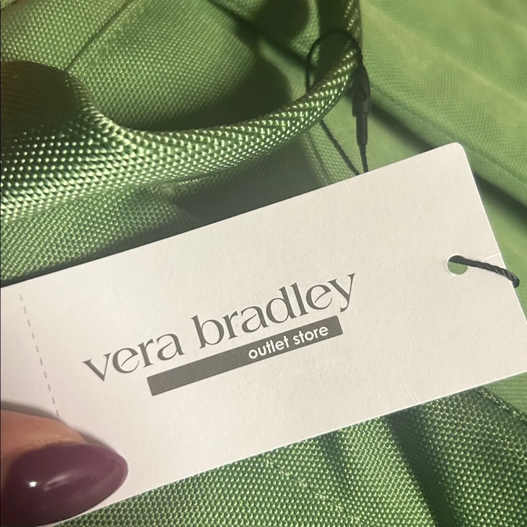 Vera Bradley NWT Essential Large Backpack Fluorite Green NWT - Image 3