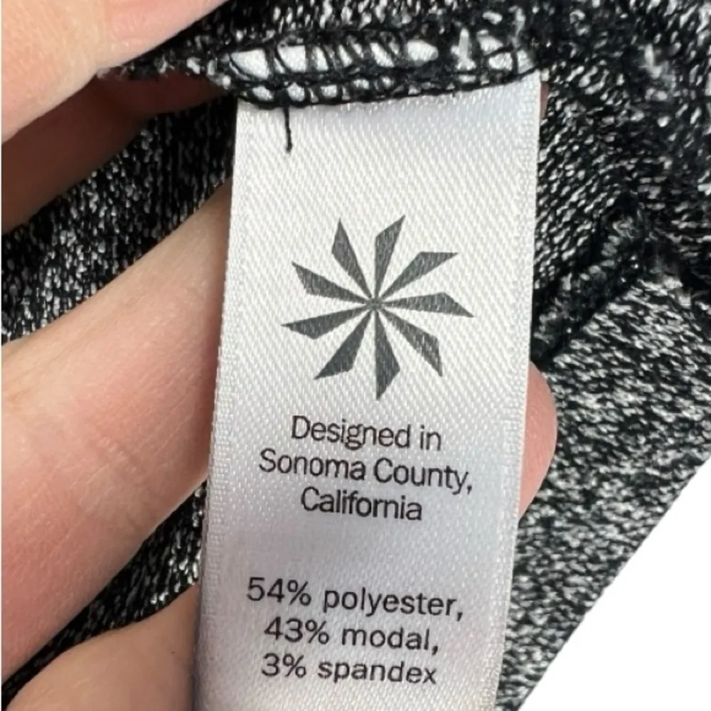 Athleta Pose Wrap Open Front‎ Cardigan Sweater Gray Size XS Cozy Athleisure yoga - Image 7