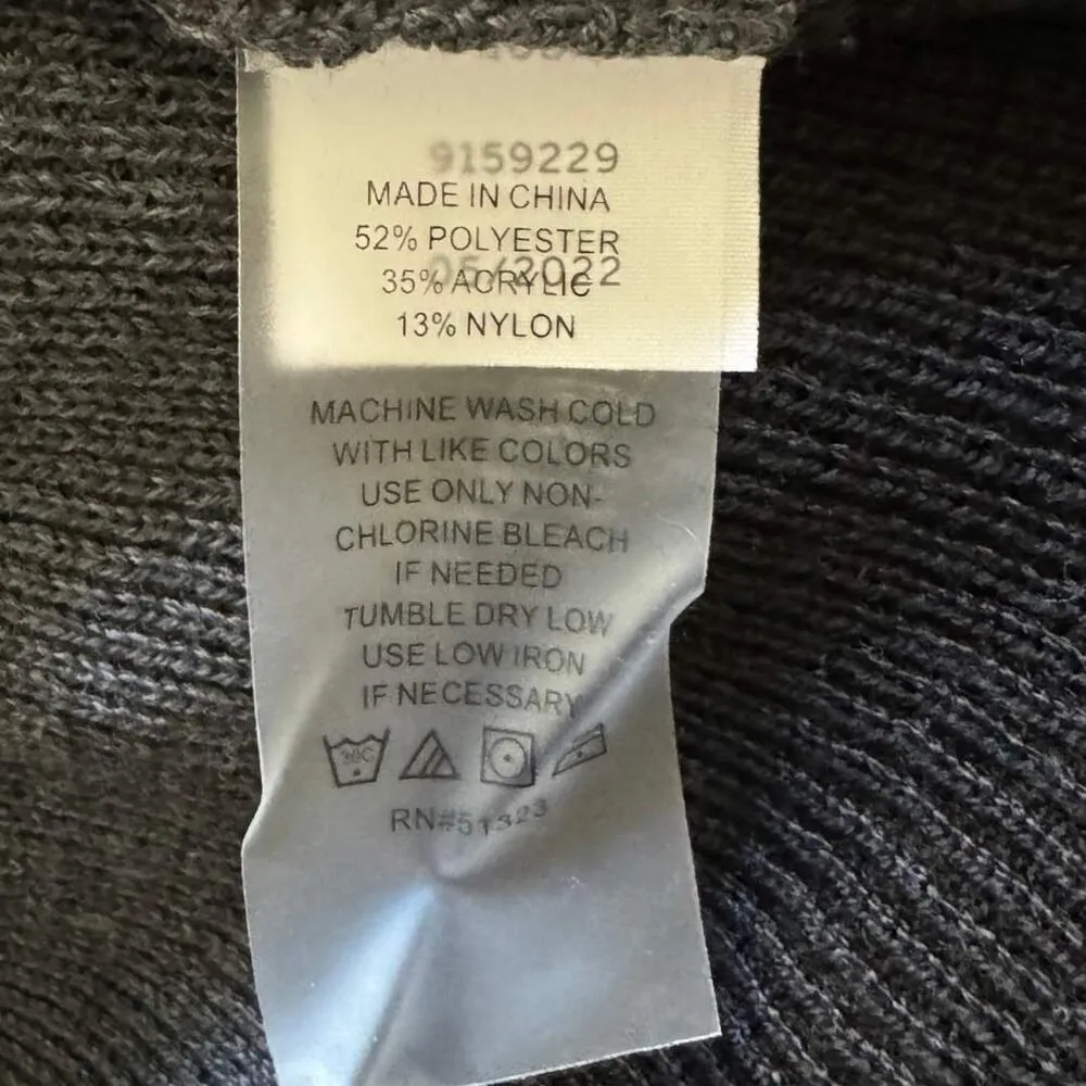 VINCE CAMUTO Slim Injection Color Block Long Sleeve Sweater Tunic Pockets NWT XS - Image 10