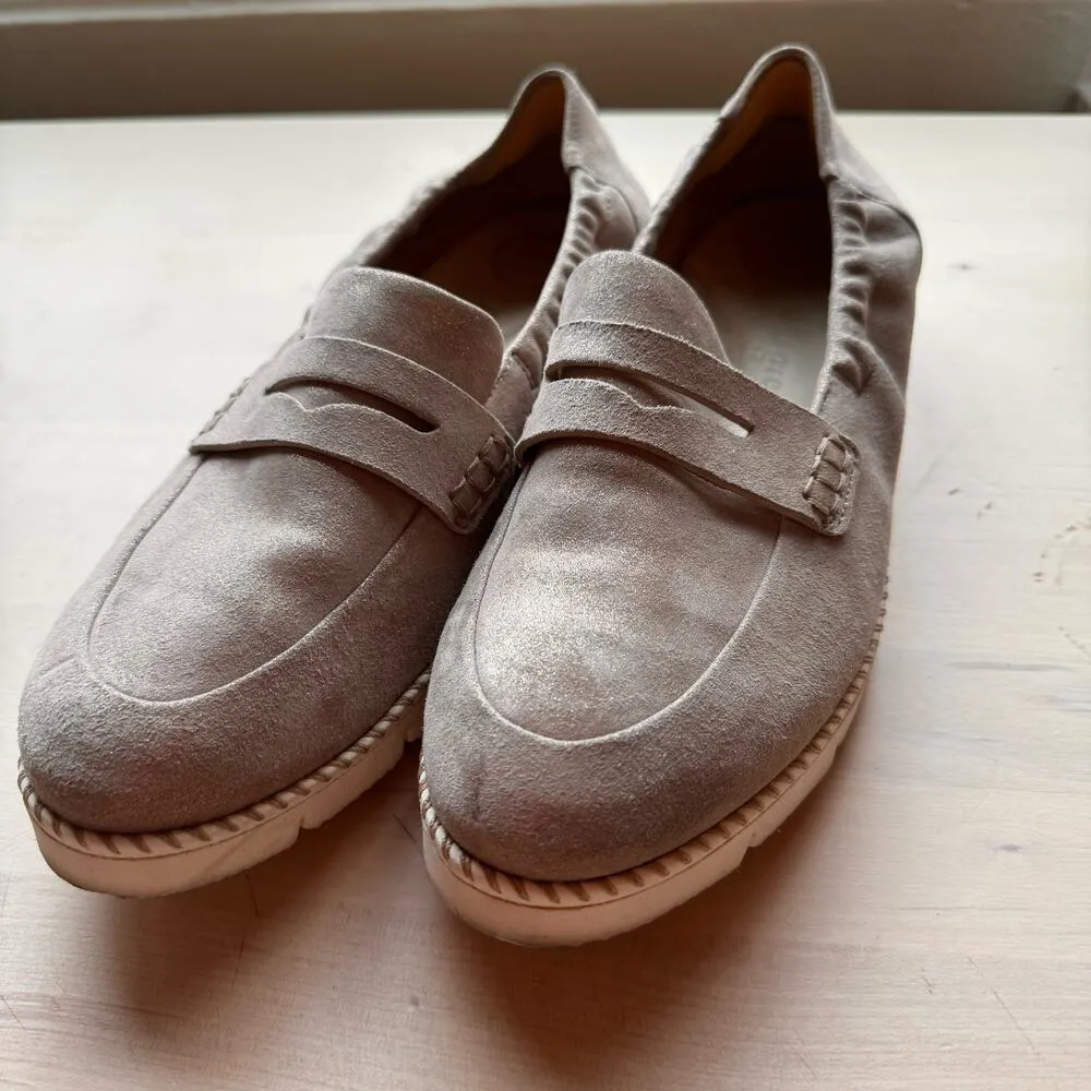 Paul Green Sally Penny Loafer in Cachemire Suede Metallic Size US 8 / AT5.5 - Image 8