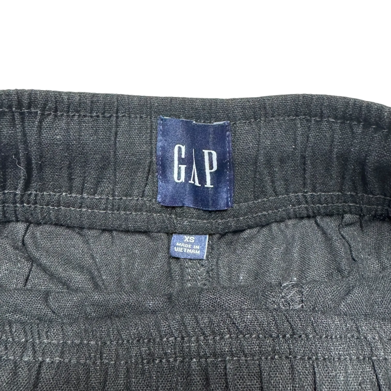 Gap Linen Pull On Tie waist Shorts Black XS - Image 2
