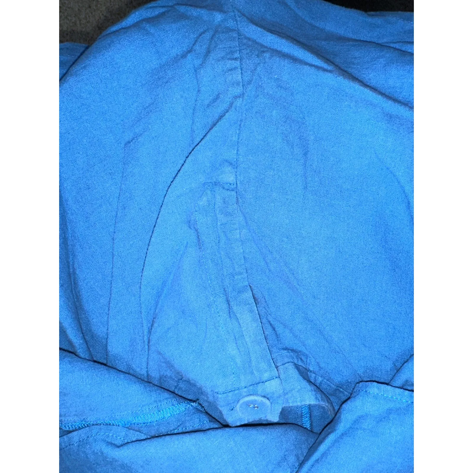 Lost + Wander Women's Sleeveless Double Breasted Blue Romper Jumpsuit Size L - Image 9