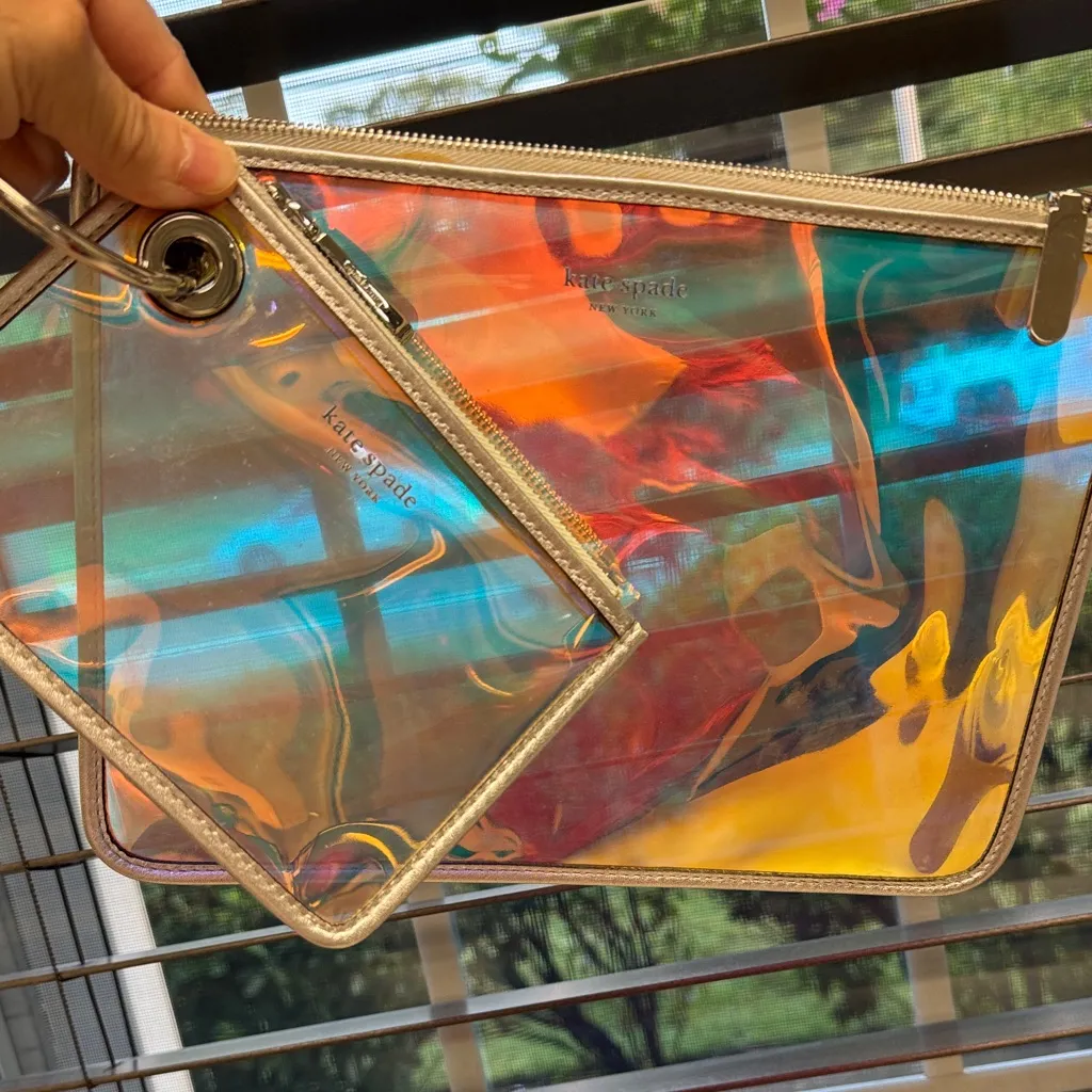 Kate Spade Iridescent Pouches - 2 Pieces - Image 9