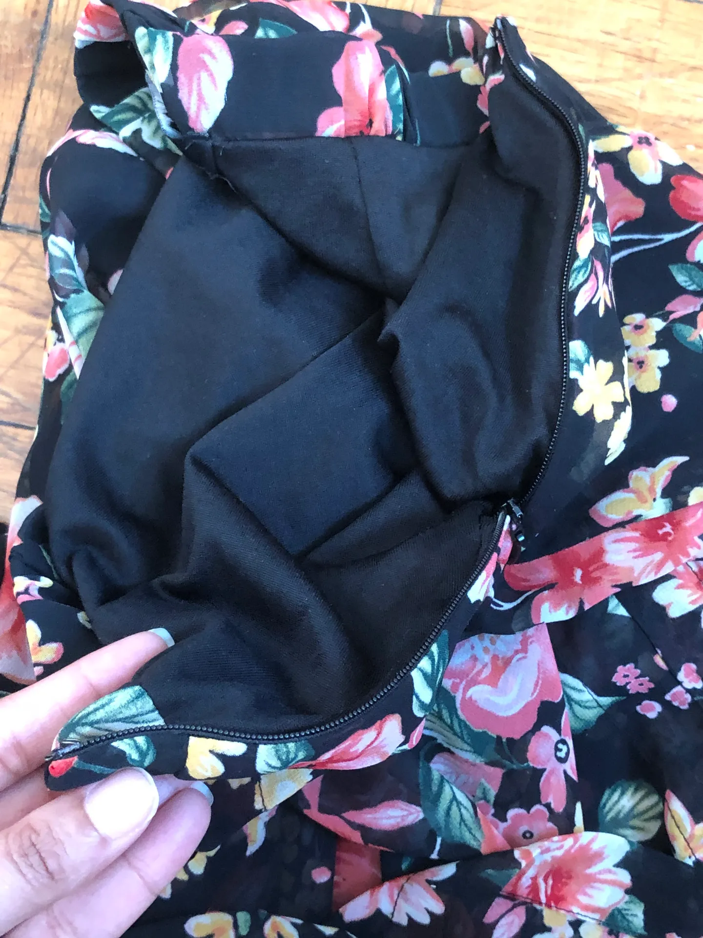 Floral Maxi Skirt - Image 8