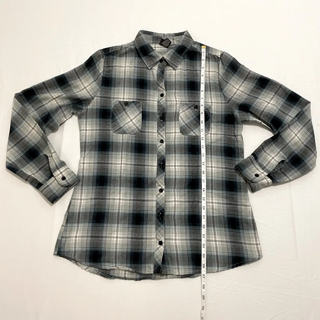 Disney Peter pan Neverland plaid button up - Image 8