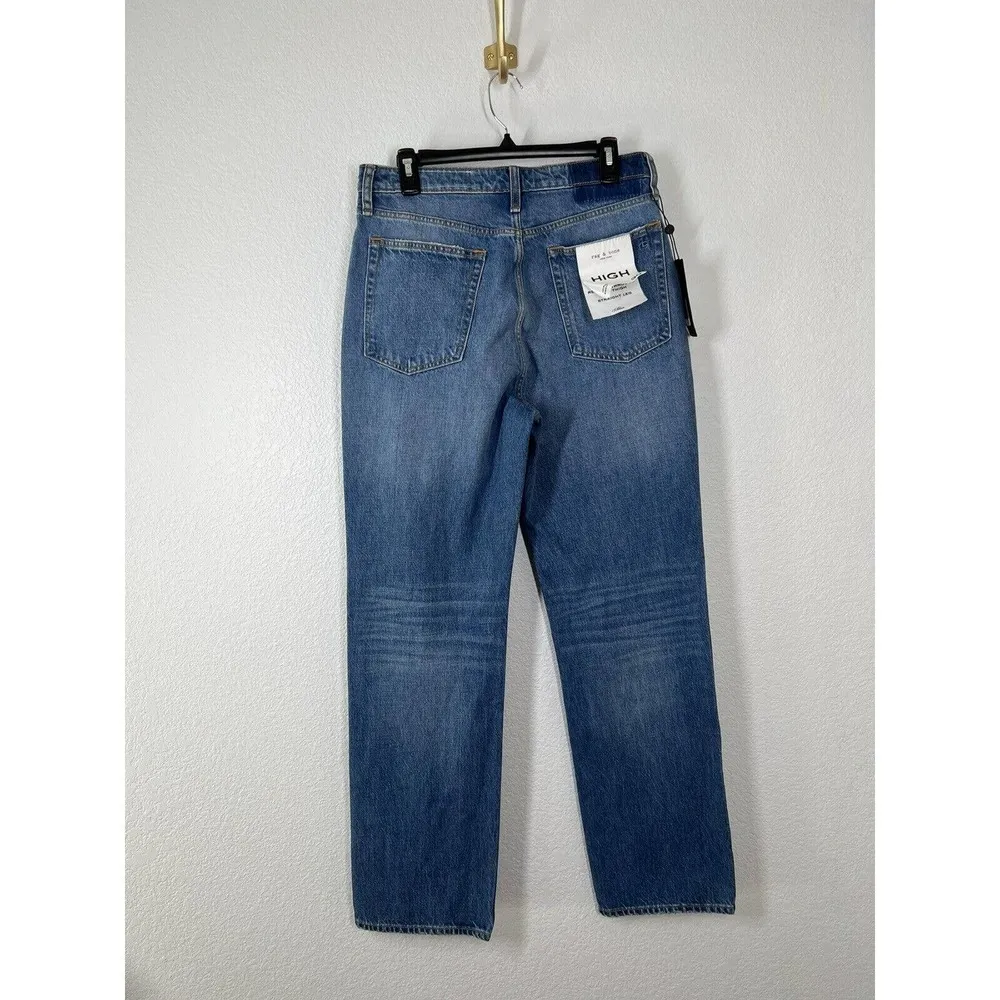 Rag and Bone  Alex High Rise Straight Jean - Image 2