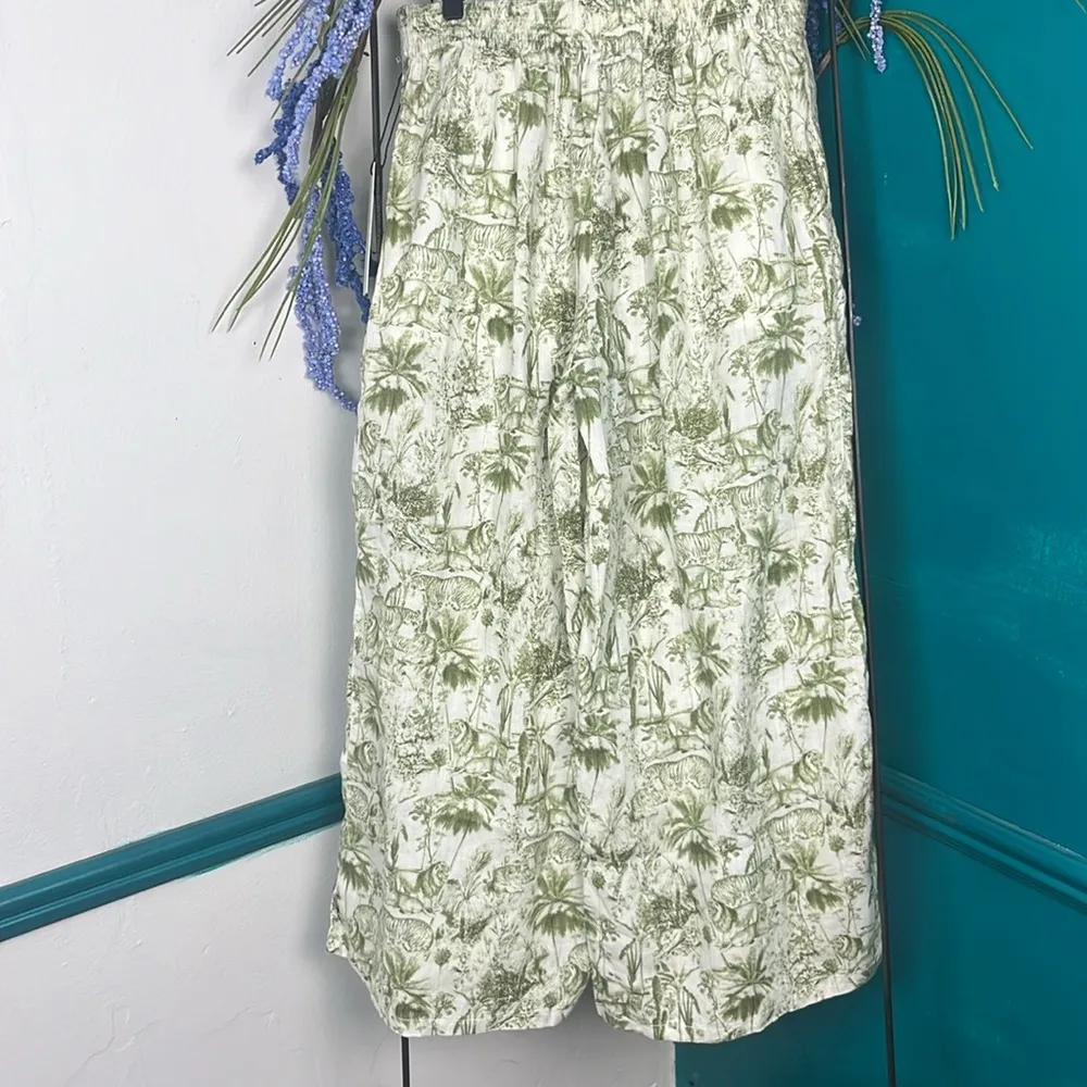 Rachel Zoe Linen jungle Wide Leg Pants - Image 4