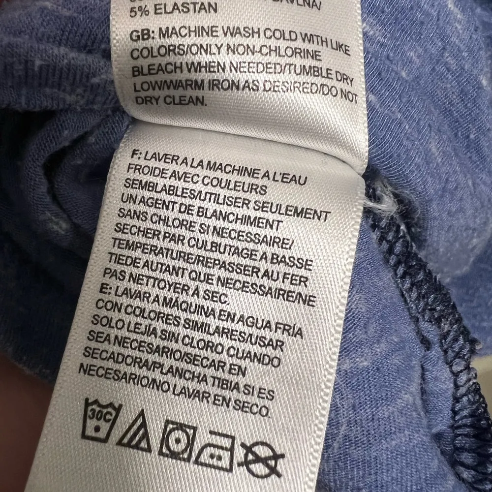 North Face Two-tone Blue Sleeveless Racerback Tank Size XL - Image 6