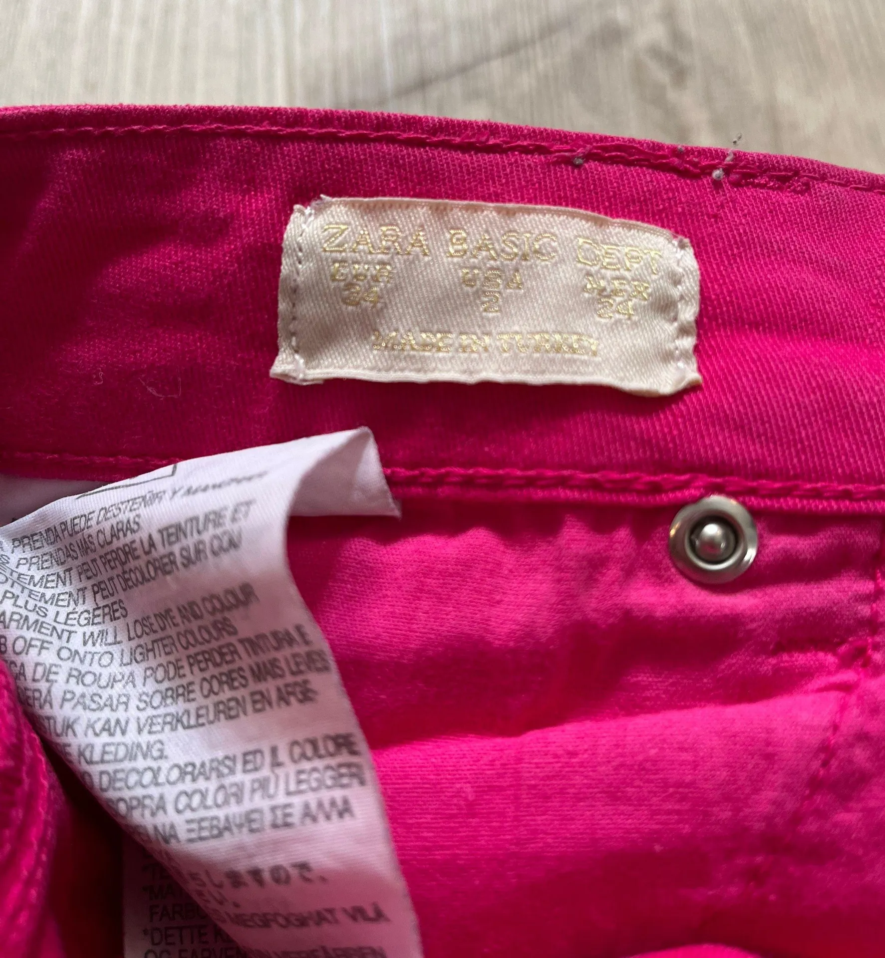 ZARA Hot Pink Jeans - Image 4