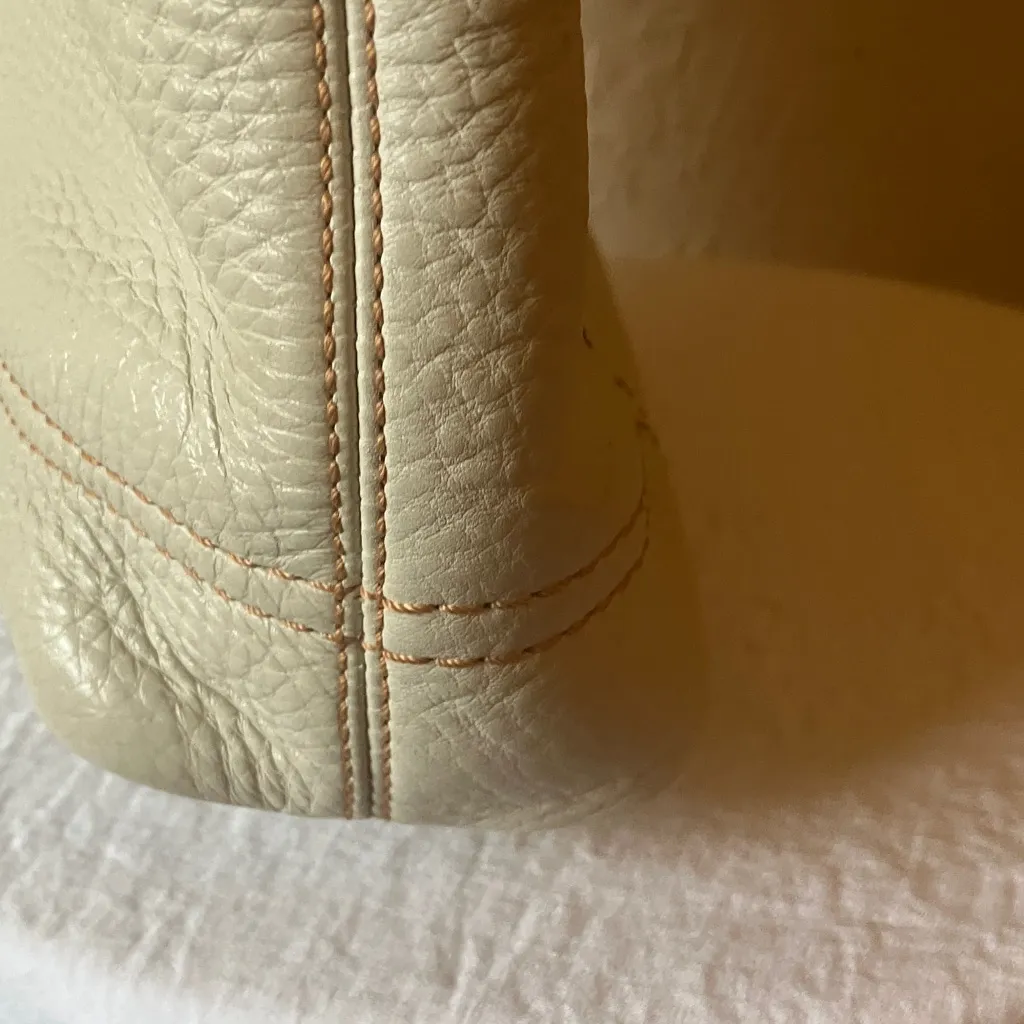 Coach:VTG Chelsea Hobo Pebbled Leather Shoulder Bag- Turn Lock-Brushed Gold Tone - Image 13