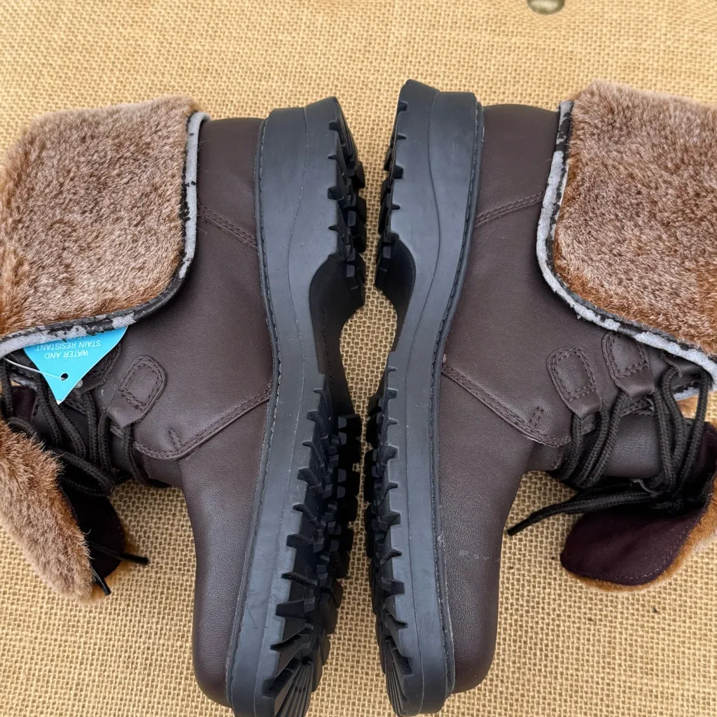 Easy Spirit Tan Fur-Lined Women’s Boots size 6 - Image 5