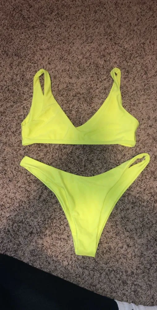 Romwe Neon Bathing suit set  - Image 2