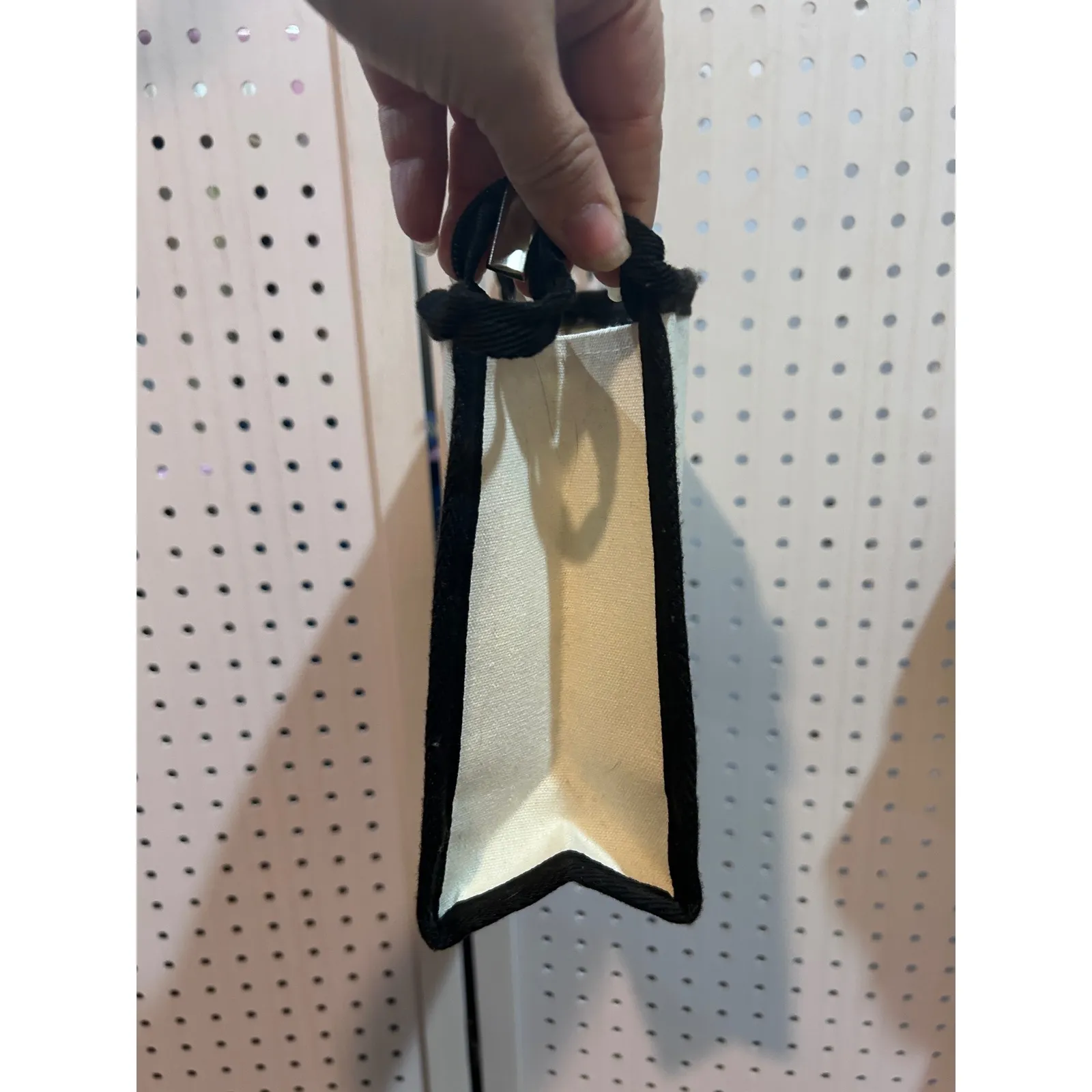 Monogram H Canvas Cosmetic Bag,‎ Makeup Bag, Toiletry Travel Case, Initial Tan - Image 4