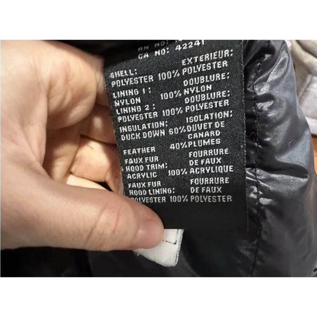 S13 Women's Luxe Alaska Long Down Parka with Faux Fur Hood Women's XS - Image 9