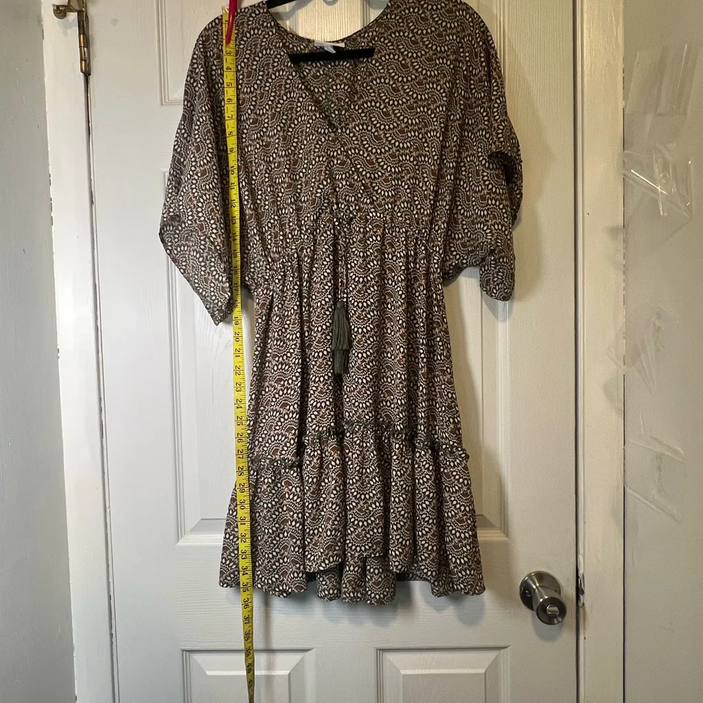 Willow & Root Elegant Brown Patterned V - Image 6