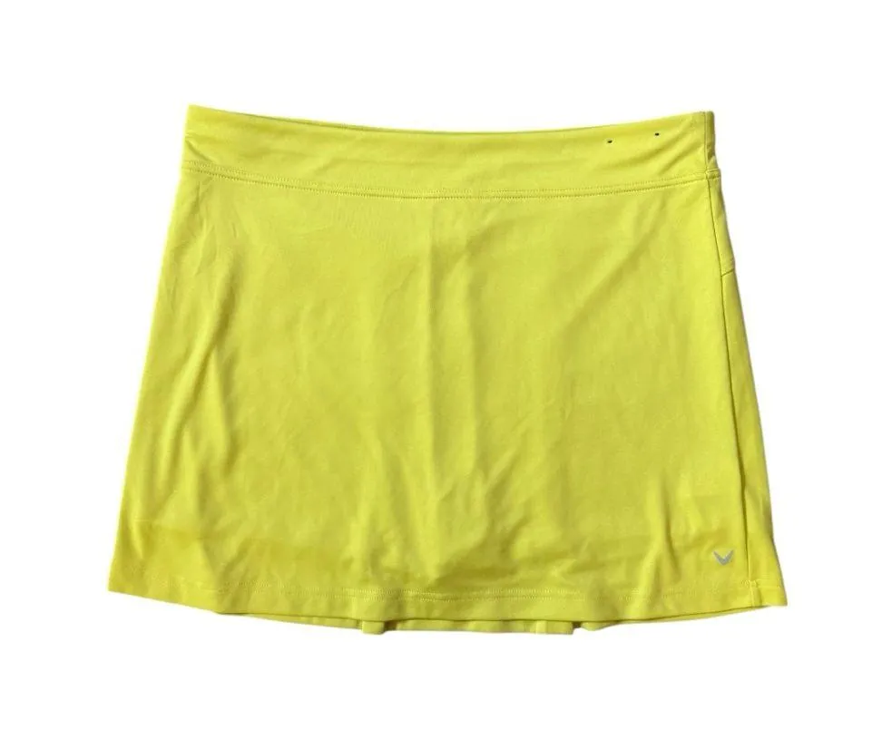 Callaway Womens Solid TrueSculpt Skort Womens Size XL Lime Green Golf Tennis - Image 4