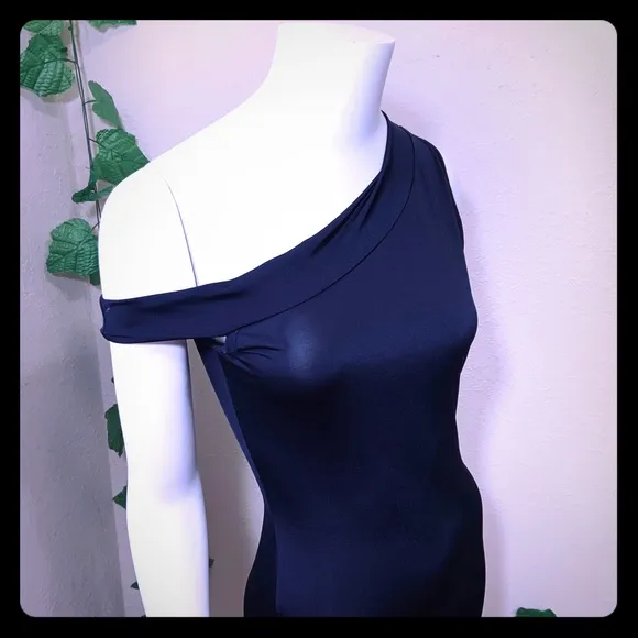 Nasty Gal New One Shoulder Black Dress Party - Image 2