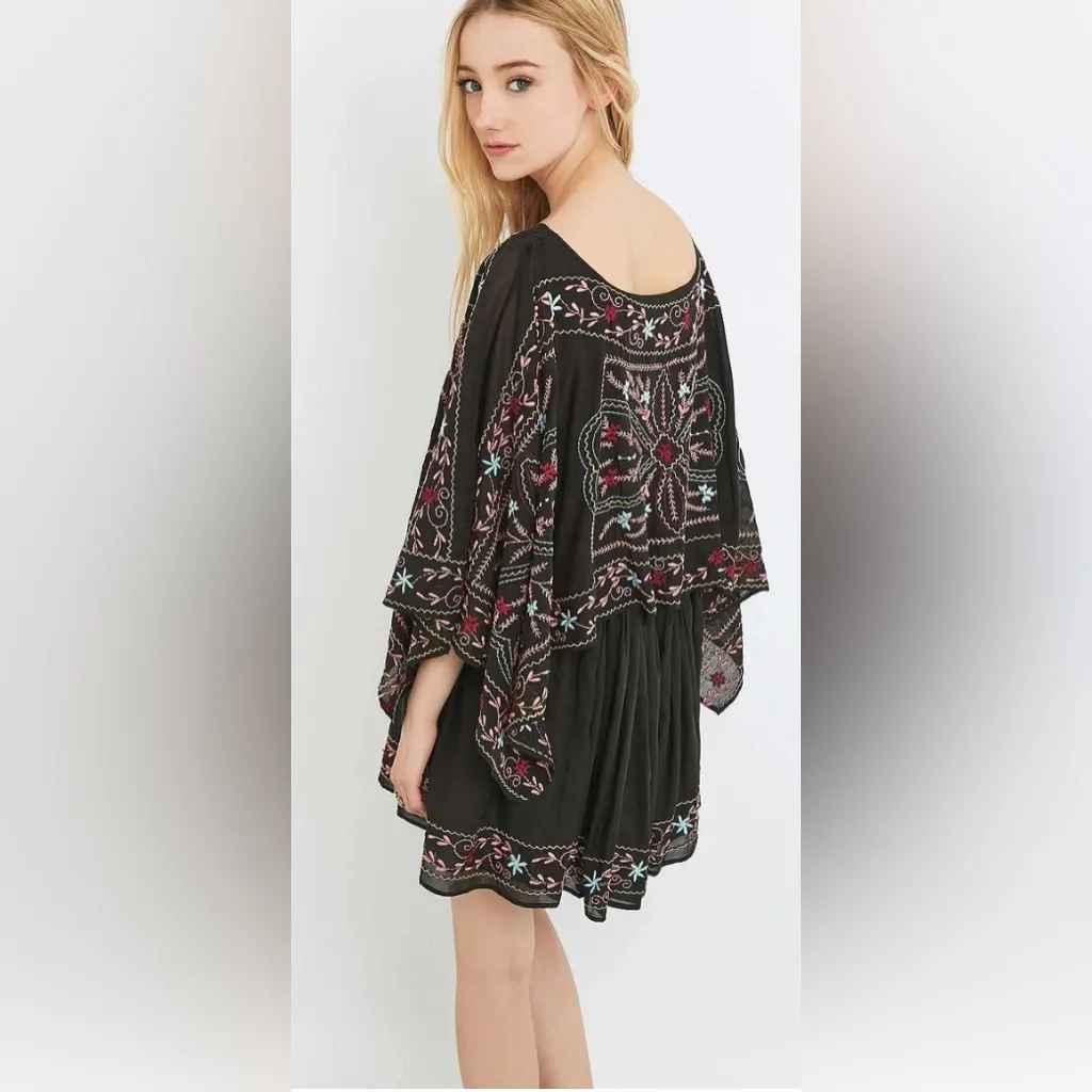 Free People Frida Embroidered Boho western dress - Image 4