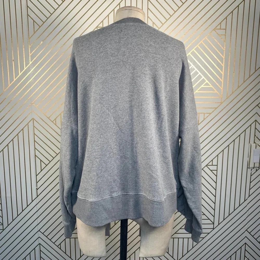 Mile(s) by Madewell‎ Gray Ruffle Sweatshirt Top - Image 9