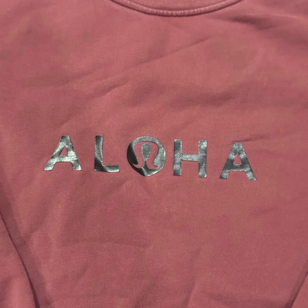 Lululemon Aloha Hawaii Steady State Crewneck Size Large - Image 2