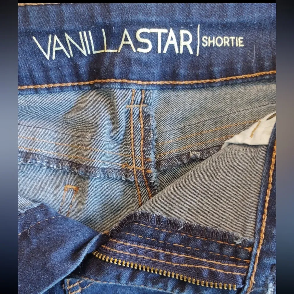Vanilla Star Womens Blue Short Denim - Image 3