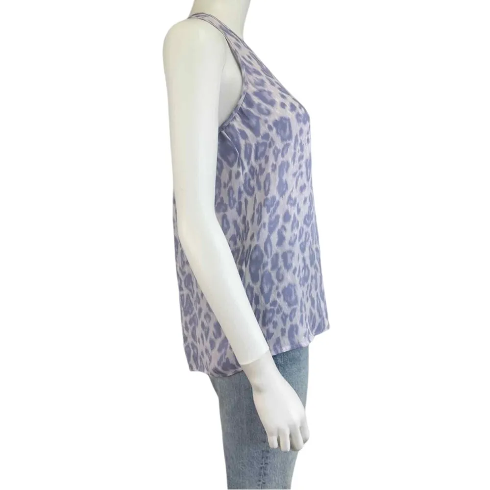 Joie 100% Silk Leopard Print Shell Size XXS - Image 5