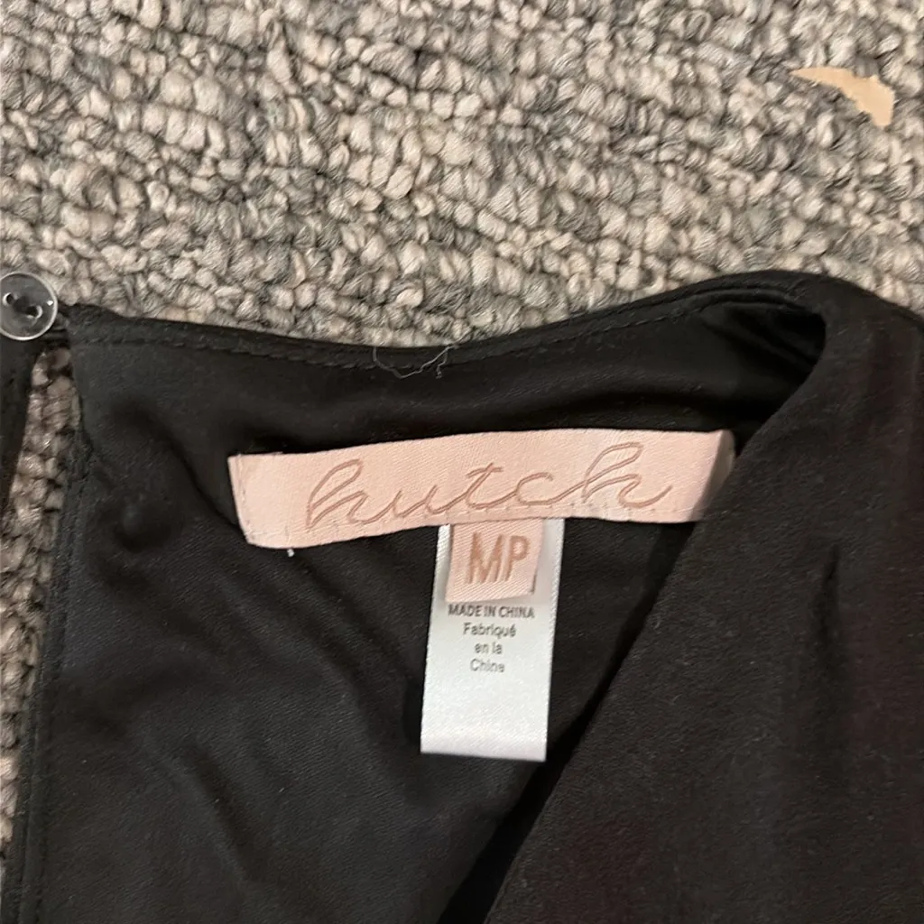 Anthropologie Petite Hutch V-Neck Wide Leg Jumpsuit Sz MP - Image 8