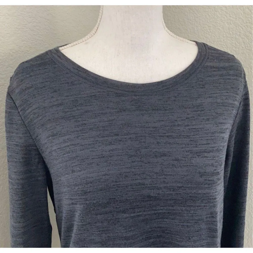 Reflex Long Sleeve with Dark Gray Back Cutout Top Size Medium - Image 3
