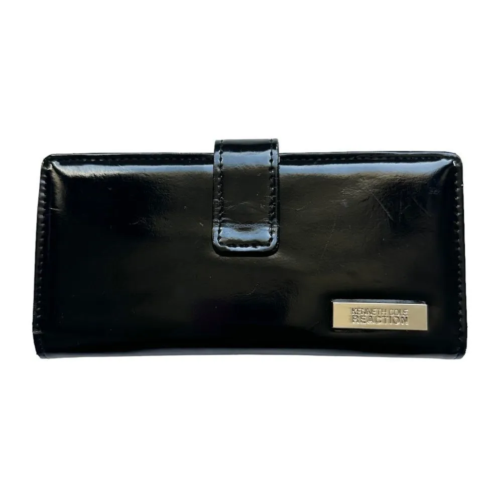 🔃Kenneth Cole Reaction Black Faux Leather Wallet - Image 4